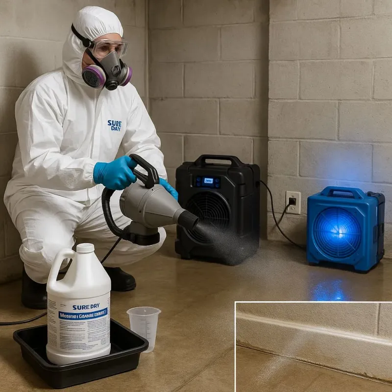 Sanitization and Odor Removal process in Bay City, MI